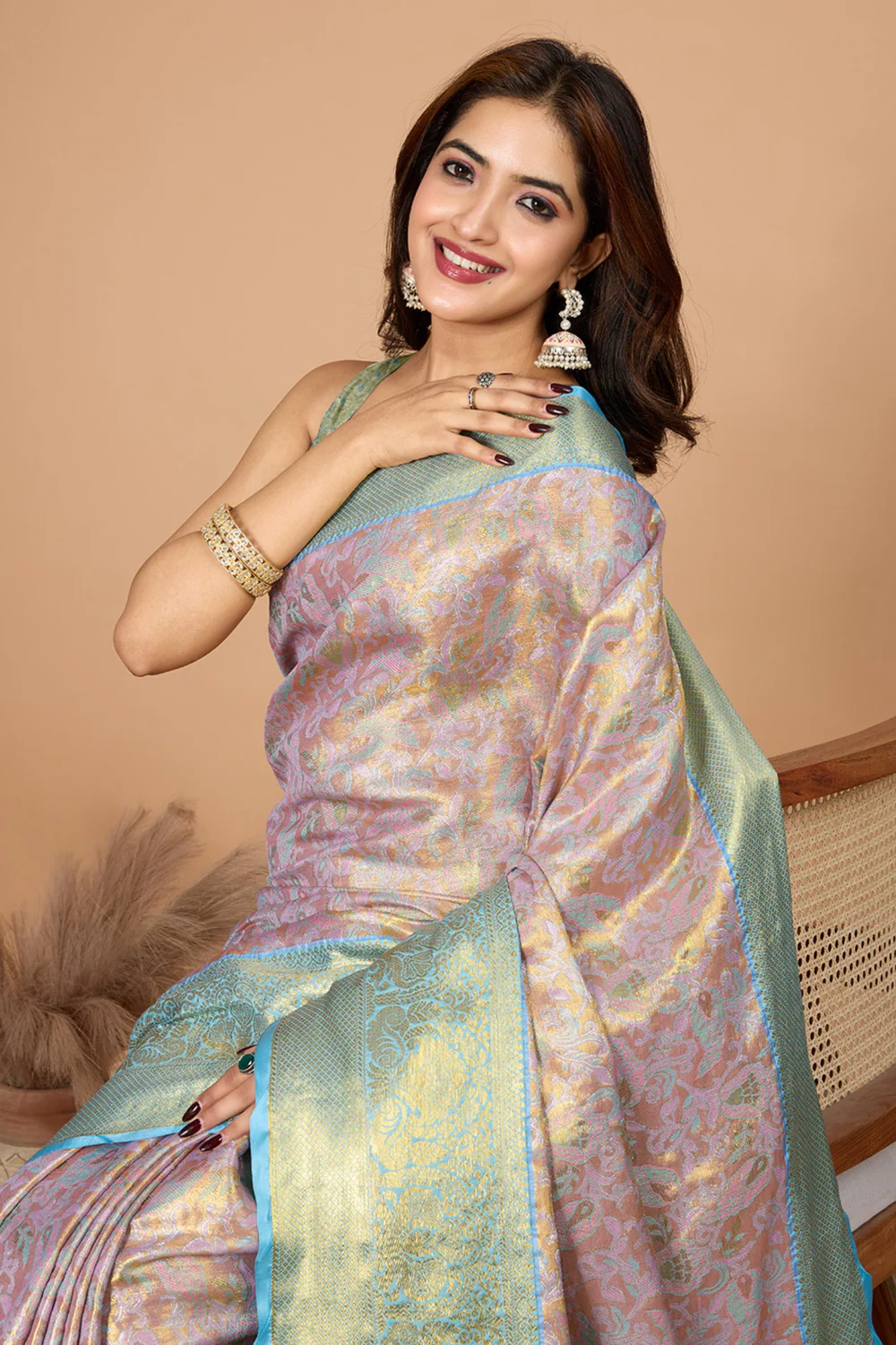 orange silk lehenga (copy)